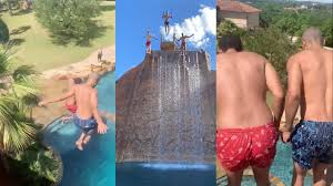 It has five bedrooms, four full bathrooms, one half bathroom, a pool, a media room and about 4,556. Tony Parker Jumps Off From 15 Meters Into Pool On His Birthday Youtube