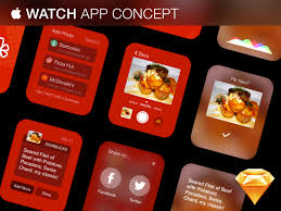 Apple Watch App Concept Free Sketch Download Apple Watch Apps Apple Watch Apple