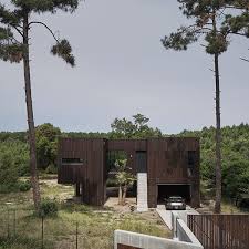 Une Maison Bois Cameleon Dans Les Landes En 2020 Maison Bois Platelage Bois Maison