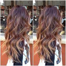 Full Balayage Highlights Over An Ombre Hair Lockige Haare Haar Und Beauty Haarfarben