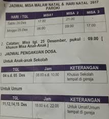 Make sure your information is up to date. Jadwal Pengakuan Dosa Dan Misa Natal 2017 Paroki St Monika Serpong Bsd Johannesharry Wordpress Com