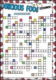 The best free online crossword is brand new, every day. Delicious Food Crossword Crossword English Words English Lessons