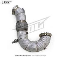 Downpipe Pipes for Mercedes-Benz S500 3.0T 2023-2024 Stainless Steel  Exhaust Pipe Car Exhaust System