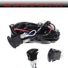 Choose from top brands including: Led Light Bar Wiring Harness Kit Fuse 40a Relay On Off Rocker Switch Blue 2 Lead Fit For One 12in 54in Light Bar And 2pcs 2inch 9 5inch Pods Cube Driving Lights Walmart Com Walmart Com