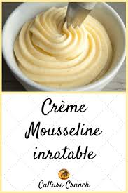 Creme Mousseline Inratable La Recette Facile En 2020 Recette Creme Patissiere Recette Creme Dessert Recette