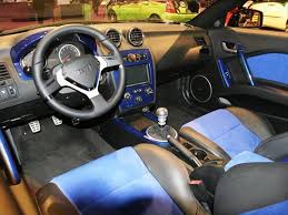 07 Hyundai Tiburon Custom Blue And Black Interior Hyundai Tiburon Hyundai Black Interior