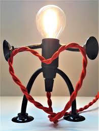 Compra Benjamín Bright; * Lámpara de mesa de diseño holandés * Tamaño E14 *  Con cable rojo de 1,5 metros + interruptor de cable * Con enchufe de diseño  negro (enchufe diferente