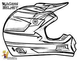 Dirt Bike Helmet Coloring Page Helmet Drawing Bike Drawing Coloring Pages