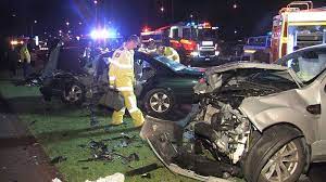 A perth woman in her 50s has been taken to royal perth hospital by a chopper after a metal pole flew from a truck. 9 News Perth Nasty Car Crash The Jaws Of Life Had To Be Facebook