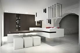 A cuisine is a style of cooking characterized by distinctive ingredients, techniques and dishes, and usually associated with a specific culture or geographic region. Cuisine Originale Moderne Et Fonctionnelle Du Lendemain Stylish Kitchen Modern Kitchen Design Kitchen Design
