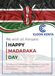 #madarakaday #ntvkenya #ntvnews subscribe to ntv kenya channel for latest kenyan news today and everyday. Elgon Kenya On Twitter We Wish You All A Happy Madaraka Day Our Offices Will Remain Closed Tomorrow Monday 1st June 2020 As We Celebrate Madaraka Day Madarakaday Https T Co Opilf5tx0k