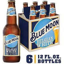 Blue Moon Craft Beer Wheat Belgian White 5 4 Abv Bottle 6 12 Fl Oz Safeway