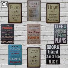 Check out our home decor signs selection for the very best in unique or custom, handmade pieces from our signs shops. Work Hard And Be Nice Letter Vintage Home Decor Metal Tin Signs Bar House Office Lounge Gallery Wall Decor Plaques Iron Plate Plaques Signs Aliexpress