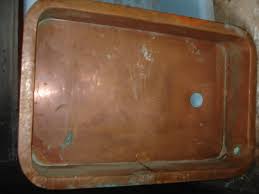 vintage copper sink