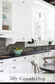 Kitchen countertop organizing ideas to maximize space with charm. 50 Black Countertop Backsplash Ideas Tile Designs Tips Advice