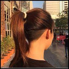 Napeshave Pinterest Undercut Girlfriends And Girlfriends Napeshave Pferdeschwanz Pinterest Und Undercut Lange Haare Frisur Undercut Lange Haare