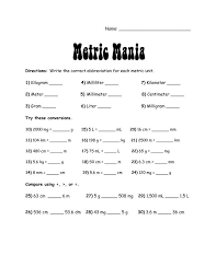 Simple Metric Conversion Online Charts Collection