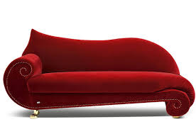 Meridienne Velours Rouge Sofa Design Furniture Design Eclectic Furniture