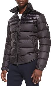 Neiman Marcus Moncler Dinant Matte Shiny Puffer Jacket Black Jackets Puffer Jackets Long Coat Men