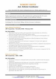 To get your cover letter noticed, you want to do anything possible to increase your chances of procuring an interview. Referral Coordinator Resume Samples Qwikresume