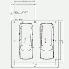Gross Masse Carport Grundriss Carport Floor Plans