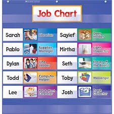 Classroom Jobs Chart Amazon Com