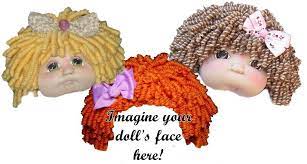I Call These Pencil Curls Even Though They Are Made With Dowels And Not Pencils I Suppose You Could Make Them Doll Hair Doll Hair Tutorial Crochet Doll Hair