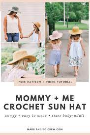 Fedora Crochet Sun Hat Pattern Free Pattern Video Tutorial Crochet Sun Hat Crochet Hats Free Pattern Crochet