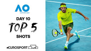 Stream the latest in tennis news, interviews, highlights and more on eurosport. Top 5 Shots Day 10 Australian Open 2021 Highlights Tennis Eurosport Youtube