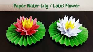 Check spelling or type a new query. Diy How To Make Water Lily Lotus Flower With Paper Paper Flowers Craftastic Youtube