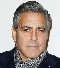 Per usual, he's wearing a dark suit, black shoes, and a crispy white dress shirt—top. 19 Celebrities Who Prove That A Beard Can Change Your Entire Face George Clooney Without Beard Viralscape