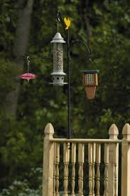 When it's time to refill, simply swing the feeder close and pour seed in. Wild Birds Unlimited Nature Shop