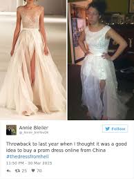 Enjoy shopping for prom dresses at the top stores near you in maine. Teens Are Sharing Prom Dresses They Regret Buying Online And It S Hilarious Bored Panda