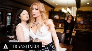 TRANSFIXED - Hot Trans Teacher Gracie Jane RISKS GETTING CAUGHT Cheating  With Lulu Chu! FULL SCENE