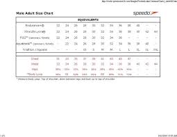 Unique Speedo Size Chart Michaelkorsph Me