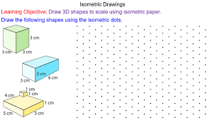 For the cone, i traced a large circle, then cut a wedge out of the circle. Isometric Drawings Mr Mathematics Com