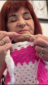 Knitting with May