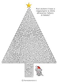 Labirinti Per Bambini Dedicati Al Natale Da Stampare Pianetabambini It Giochi Di Natale Natale Pagine Da Colorare Di Natale