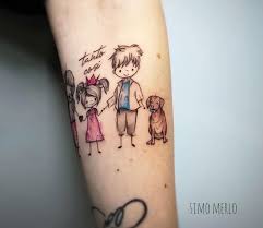 This is a beautiful family tree with the date of birth of each family member. Family Tattoo By Simona Merlo Post 30012