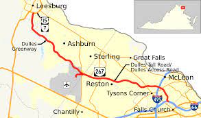 Toll Roads In West Virginia Map Virginia State Route 267 - Wikipedia