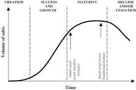 Business Lifecycle Model And Position Of Different Small