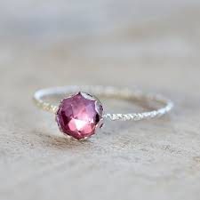 Pink Sapphire Gemstone Ring Etsy In 2020 Pink Gemstones Ring Jewelry Pink Gemstones