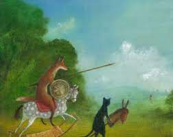 Paintings Of Animals In A Prelapsarian By Thelitusgallery On Etsy Animal Paintings Original Animal Painting Art