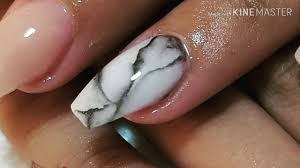 They can damage your nail bed, and according to white, this damage can create a breeding ground for fungus and bacteria. Black And White Marble Acrylic Nails Nail And Manicure Trends
