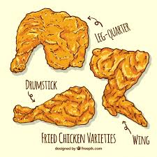 Free Vector Hand Drawn Fried Chicken Pieces Over 3,501 chicken drumstick pictures to choose from, with no signup needed. hand drawn fried chicken pieces