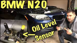 Bmw N20 Oil Level Sensor Replacement Bmw Oil Level Fail Youtube