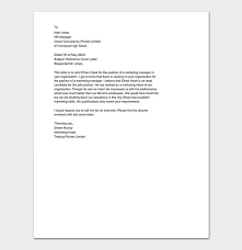 A cover letter is an appropriate place to note this reference, provided that the reference is willing to promote your hiring. Personal Reference Letter 15 Free Samples Examples Formats