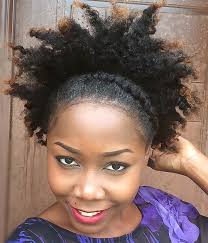 This example features a curly top with lots of natural texture bordered by a braided crown. Curls With Braided Crown On 4c Natural Hair Ellpuggy S Blog