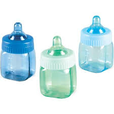 Make your baby shower a success by finding your favorite baby shower favors at oriental trading. Mini Blue Bottles Baby Shower Favors 6ct Party City