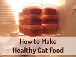 How To Make Homemade Cat Food Pure Living For Life Healthy Cat Food Homemade Cat Food Raw Cat Food Recipes